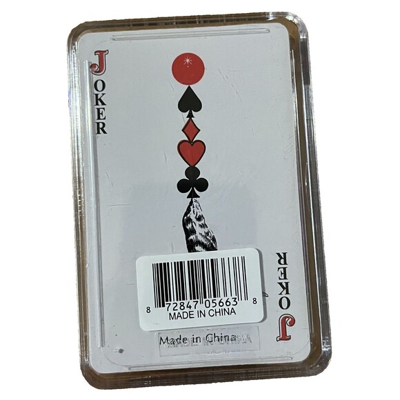 Playing Cards Deck ALASKA USA NEW Sealed‎ card game BALD EAGLE Plastic Case - Picture 2 of 2